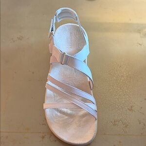 Merrell White Backstrap Sandals